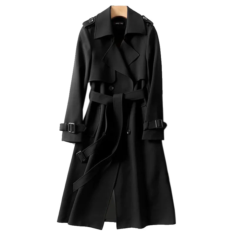 Autumn™ Double-Breasted Trenchcoat Met Ceintuur