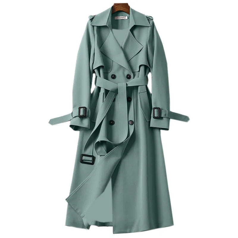 Autumn™ Double-Breasted Trenchcoat Met Ceintuur